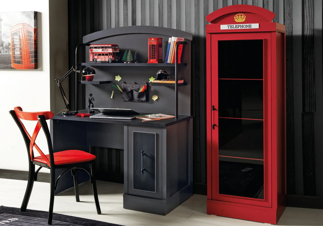 Explorez Ensemble de chambre pour jeune rouge LONDON