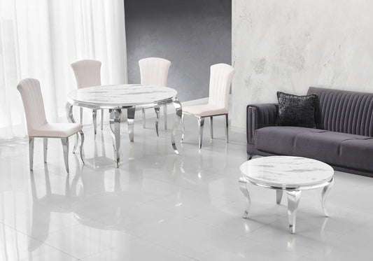 Canapés 3+2 cuir vachette gris ANAÏS