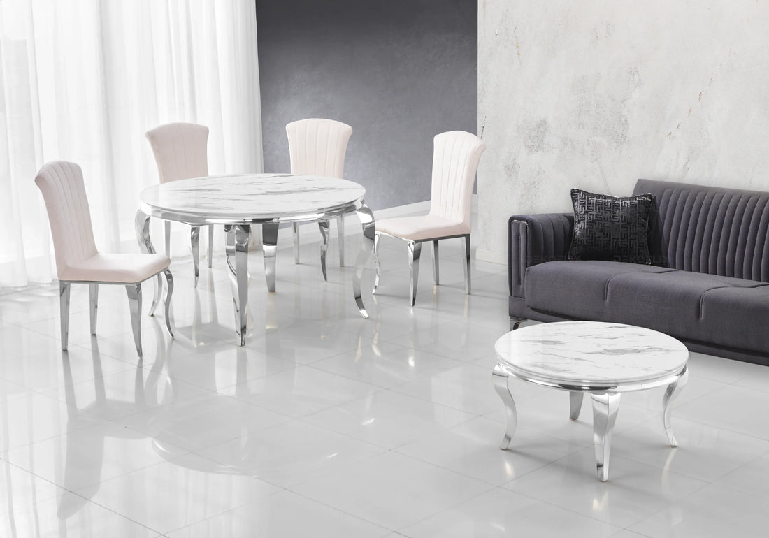 Canapés 3+2 cuir vachette gris ANAÏS