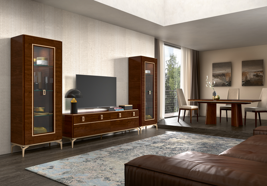 Meuble TV Noyer Eva – Élégance Moderne Pour Salon Modern