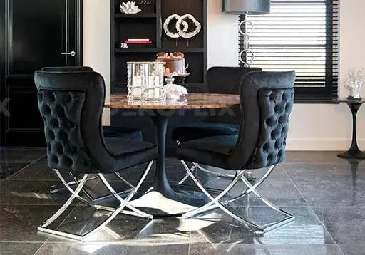 Chaise-Capitonnée-Tendance-Intemporelle DEKOFLIX