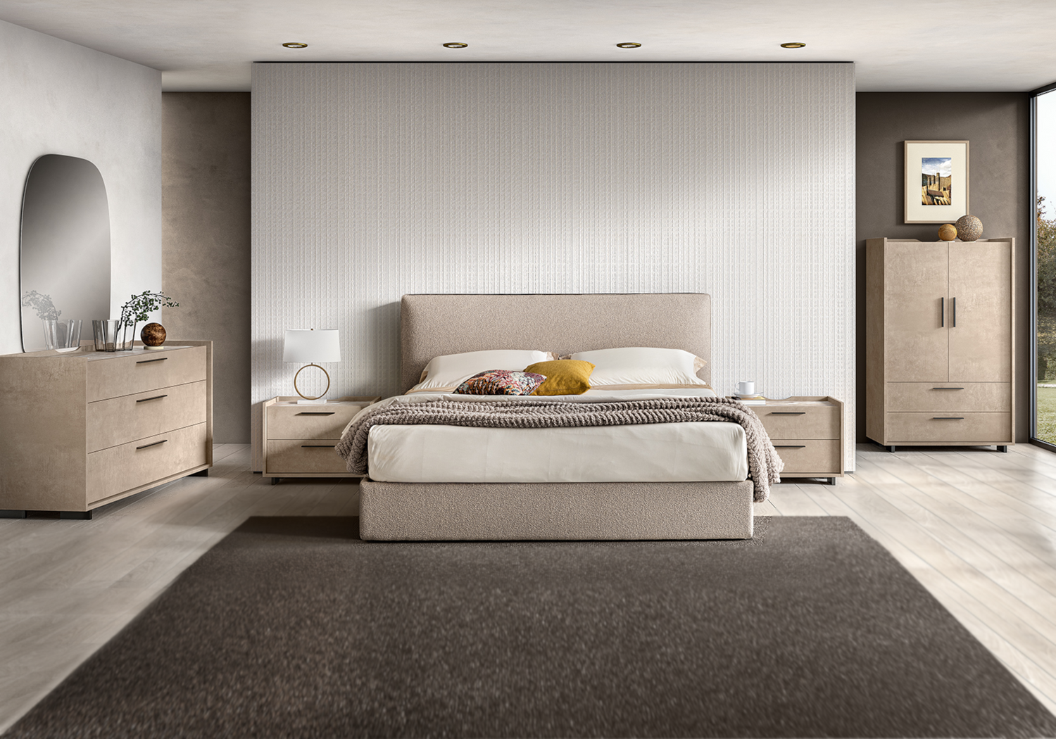 Chambre Design Italien Effet Pierre – Collection Dune