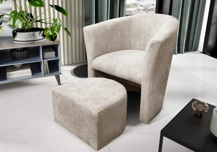 Fauteuil Velours DEKOFLIX