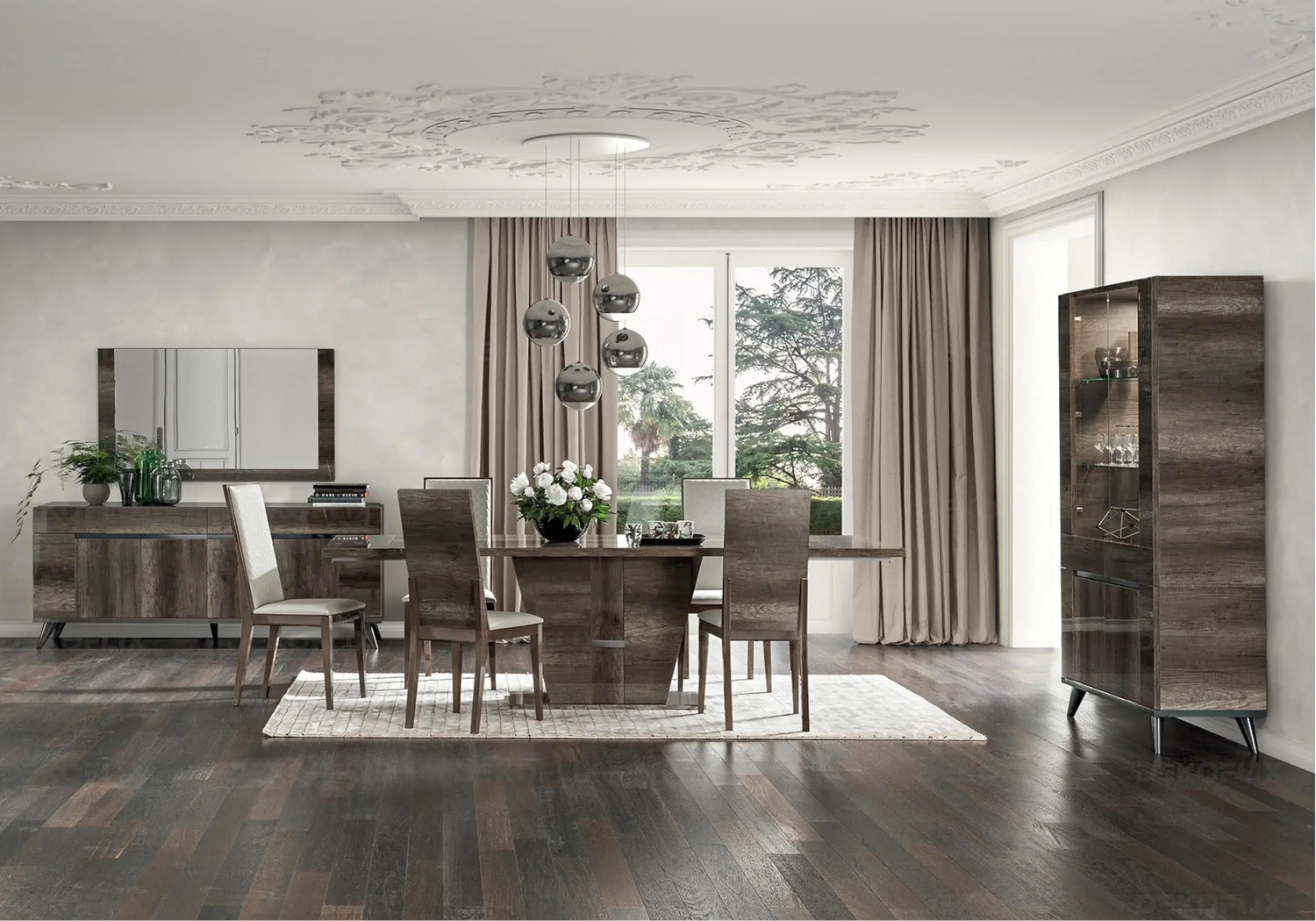 Mobilier-Chêne-Nostalgique-Design-Italien-Collection-Medea DEKOFLIX