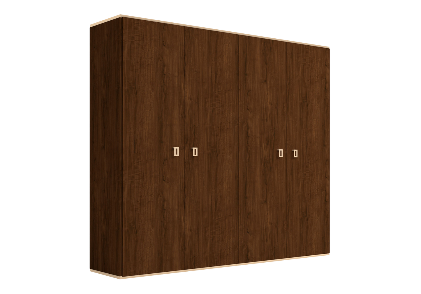 Chambre complète 160x200 noyer laqué – Eva