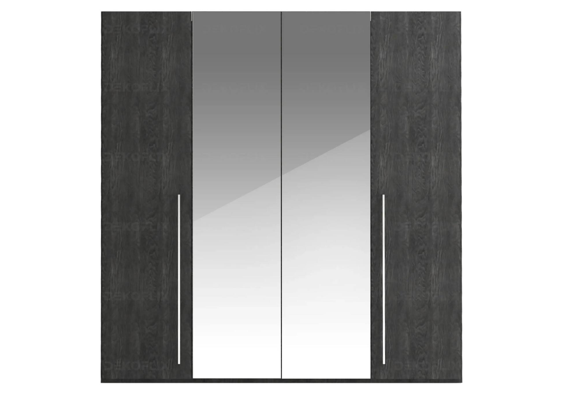 Armoire Sarah Modulable en Bois de Bouleau Gris Status