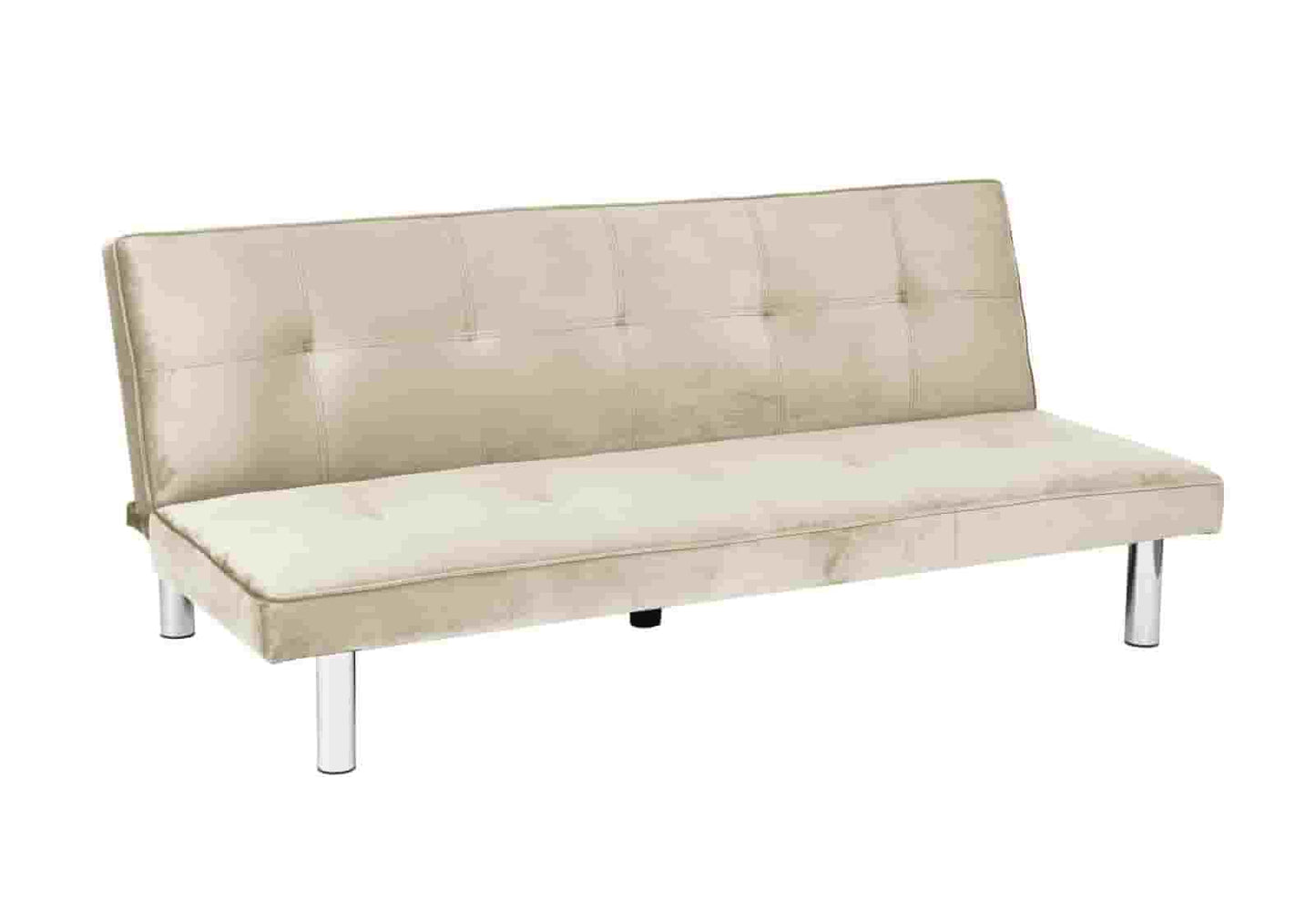 Banc convertible latte chromé ANTHA - DEKOFLIX