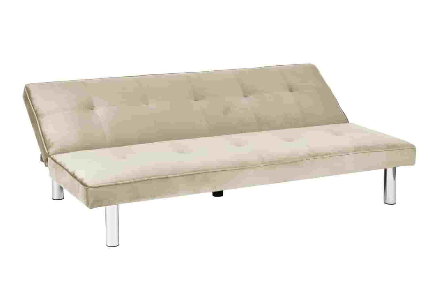 Banc convertible latte chromé ANTHA - DEKOFLIX