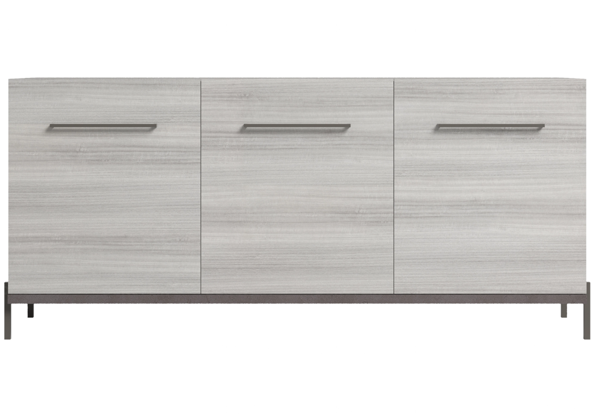 Buffet Gris Argent, Élégance Contemporaine Mia - Collection Mia - DEKOFLIX
