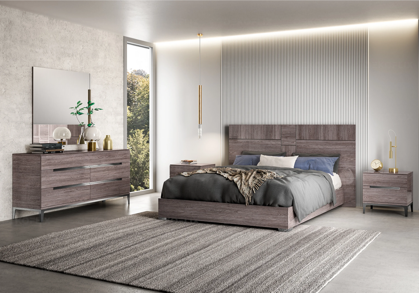 Commode Design Italien Chambre – Viola en Orme