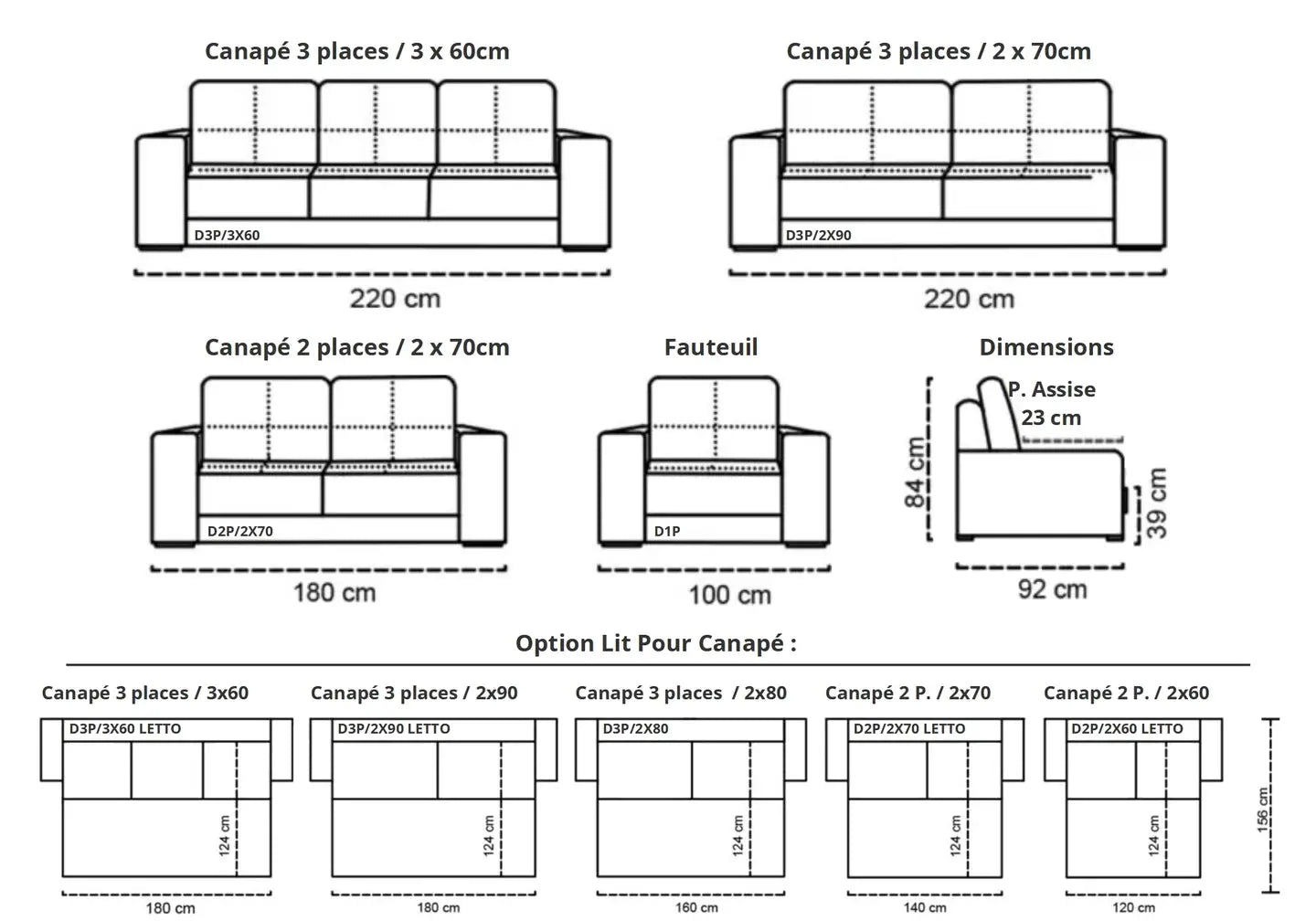 Canapé angle modulable gris ALEX Made in Italy