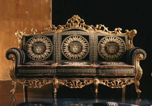 Canapé baroque doré versace GRÂCE S.T. Italy