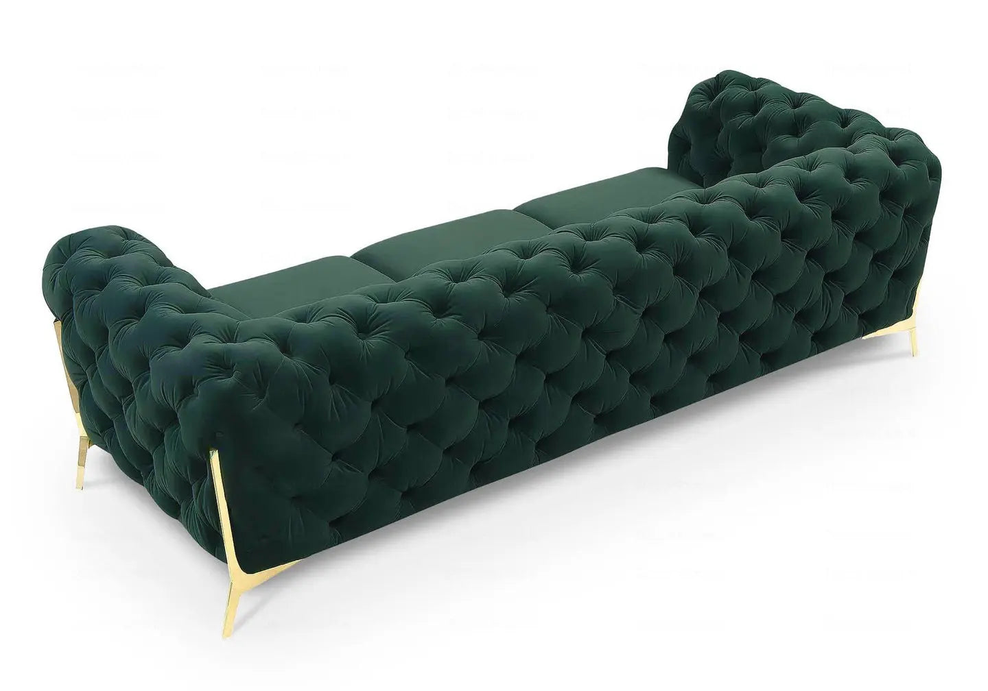 Canapés 3+2+1 chesterfield vert PACO BM Design