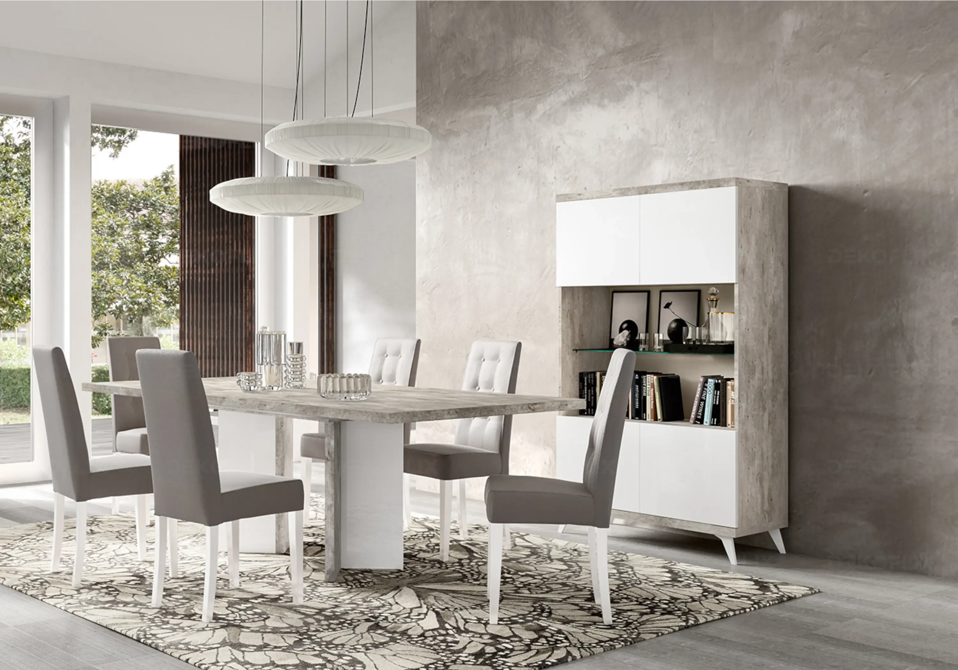 Chaise Capitonnée Moderne – Chaise de Salle à Manger Treviso Status