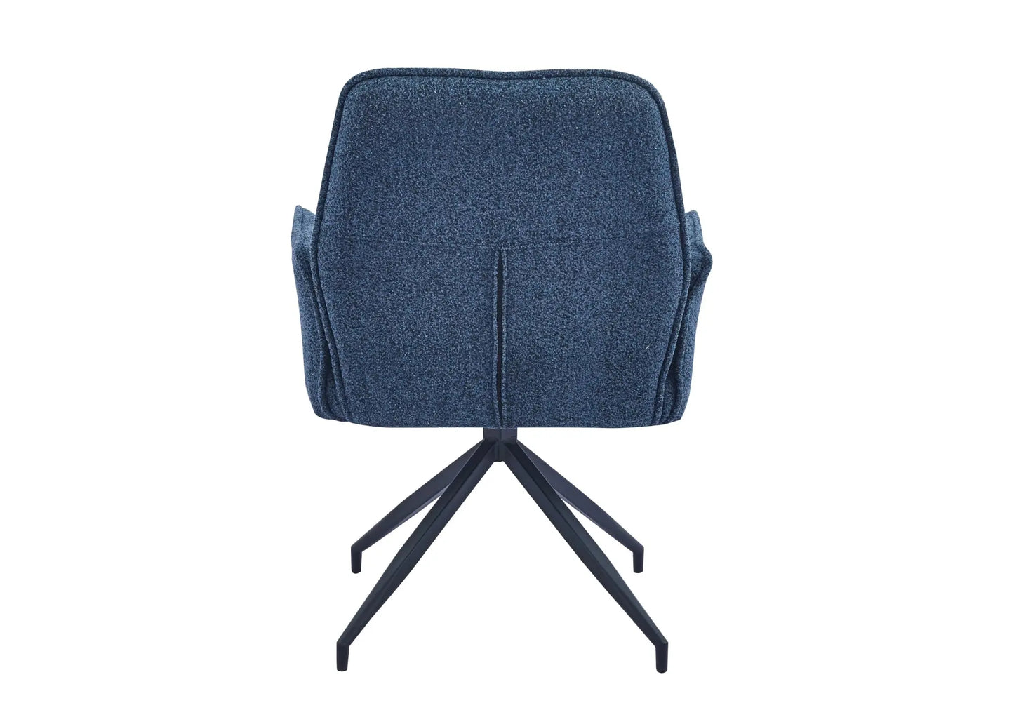 Chaise fauteuil pivotant bleu MATY(lot de 2) New Design