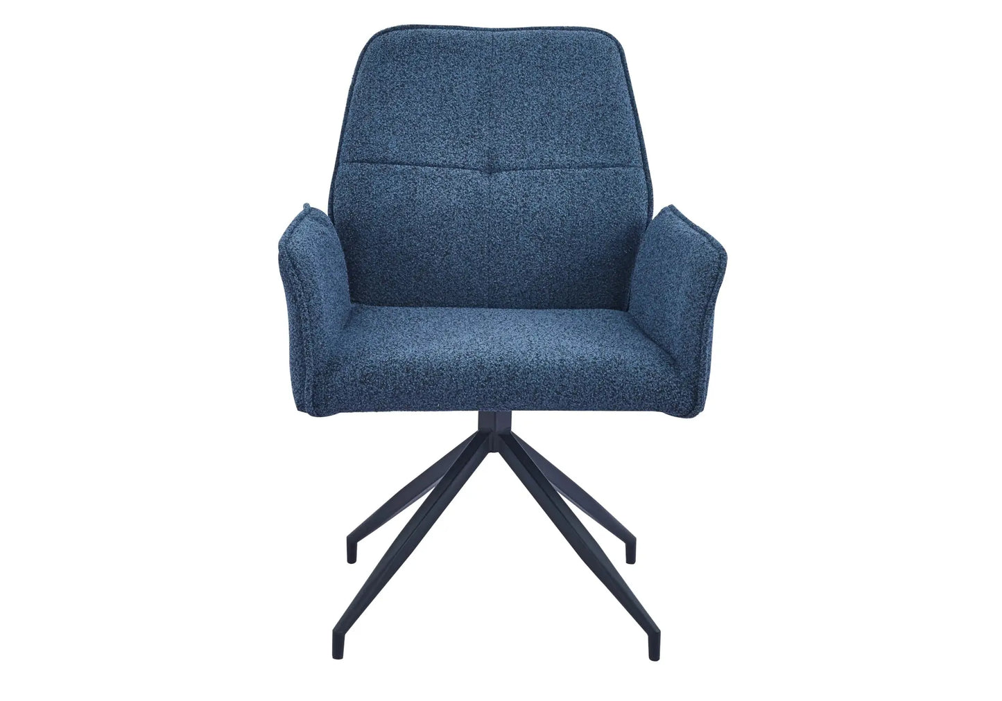 Chaise fauteuil pivotant bleu MATY(lot de 2) New Design