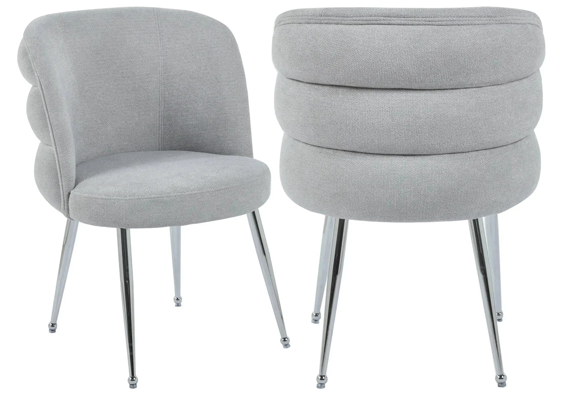 LES TENDANCES - CHAISE CAPITONNÉE VELOURS MOKA CLOUTÉ ET PIEDS MÉTAL LES TENDANCES - CHAISE CAPITONNÉE VELOURS MOKA CLOUTÉ ET PIEDS MÉTAL