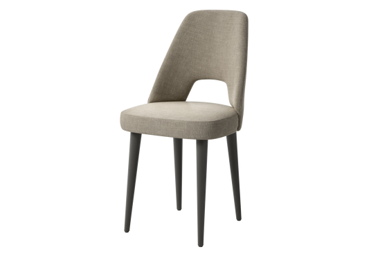 Chaise de salle à manger beige sable - Hexagon