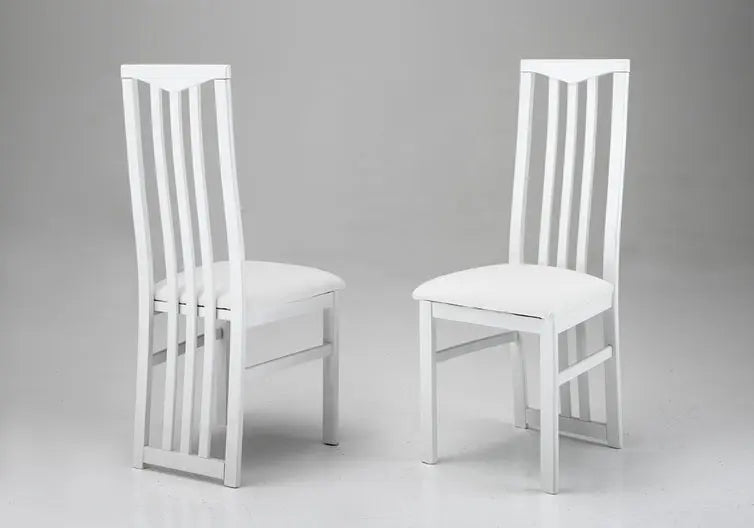 Chaises blanche ROMA (lot de 2) Italian Mobili