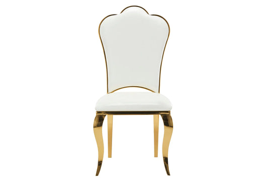 Chaises gold baroque blanc UDO New Design