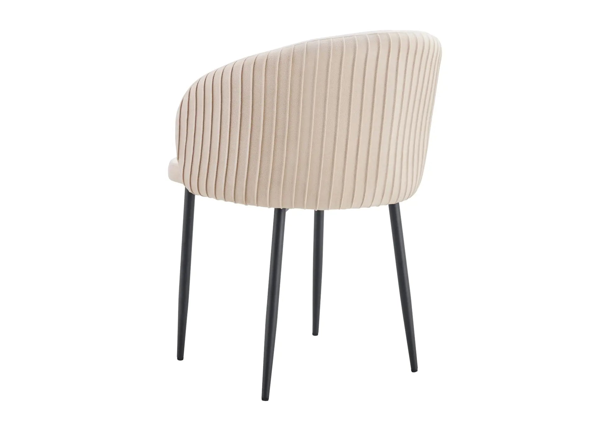 Chaises noir velours beige NESS (lot de 2) New Design