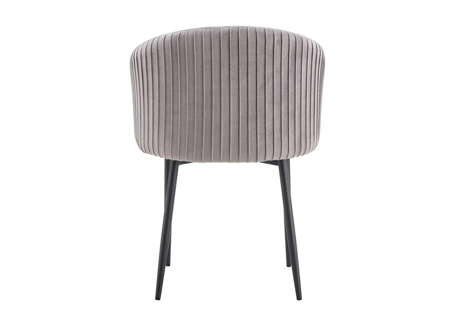 Chaises noir velours gris NESS (lot de 2) New Design