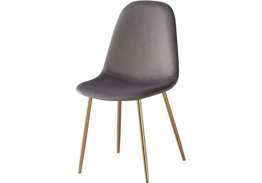 Chaises scandinave dorée gris LOA New Design