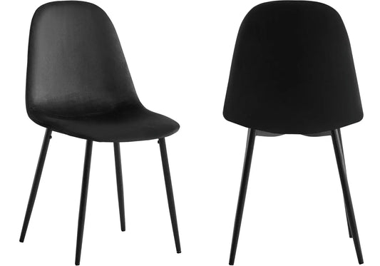 Chaises scandinave noir LOA New Design