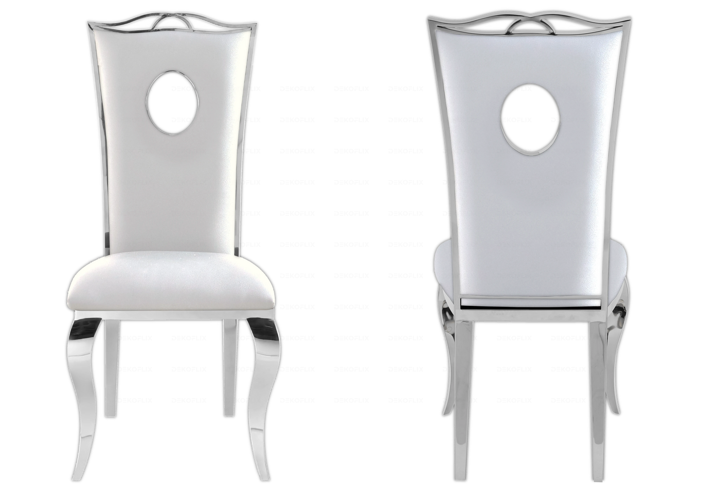 Meuble TV verre noir pied argent – NEO