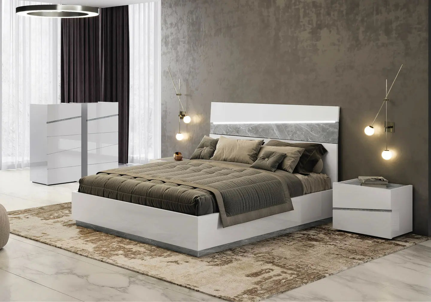 Chambre complète blanc ADEN CG Italy