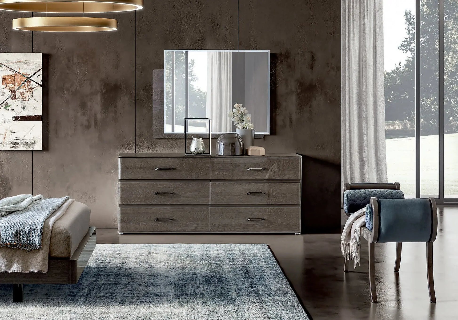 Chambre complète design bouleau LOLY CG Italy