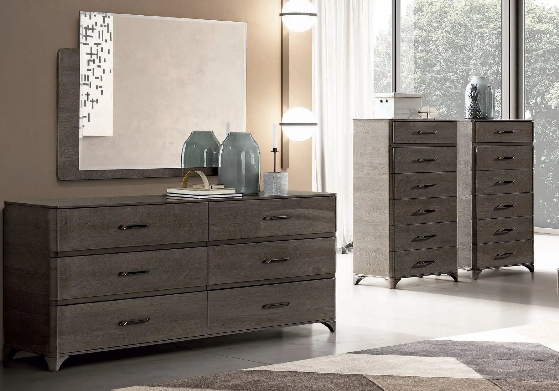 Chambre complète design bouleau LOLY CG Italy