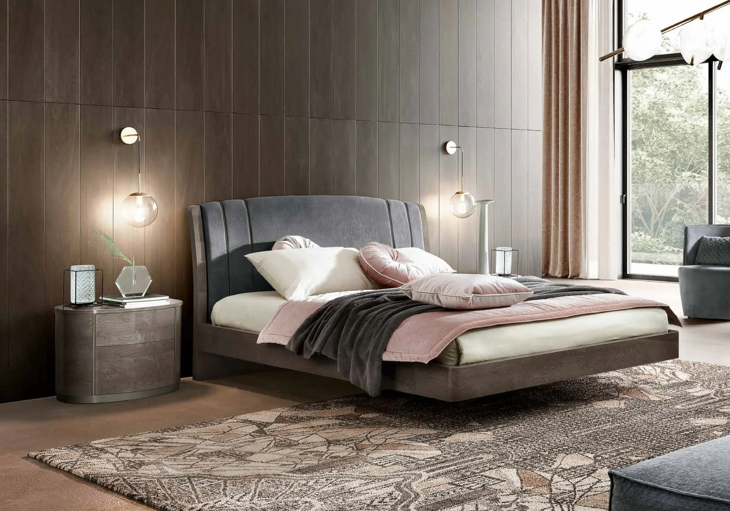 Chambre complète design bouleau MIYA CG Italy