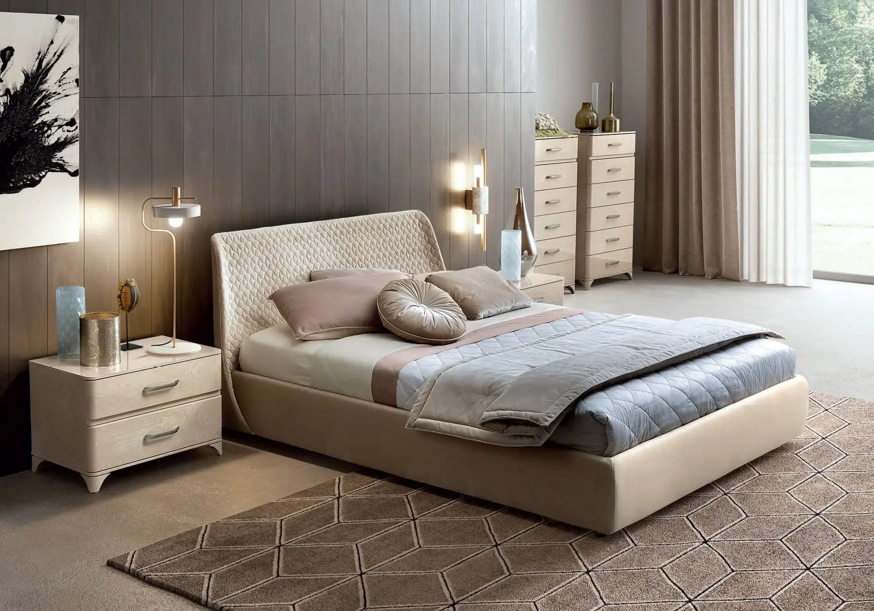 Chambre complète design sable LOLY CG Italy