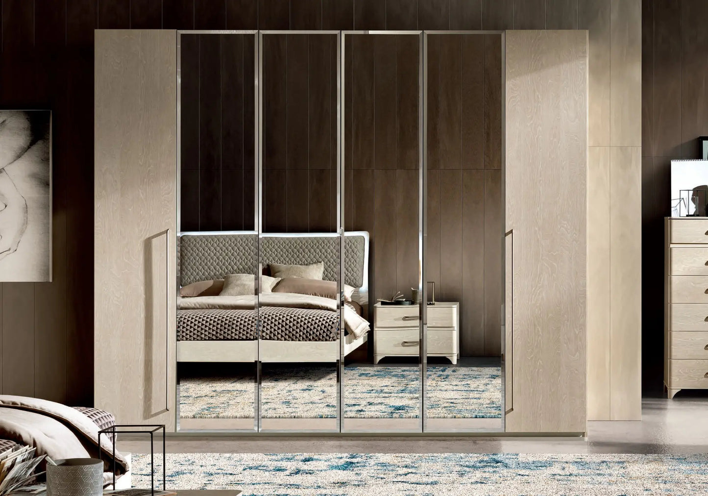 Chambre complète design sable LOLY CG Italy