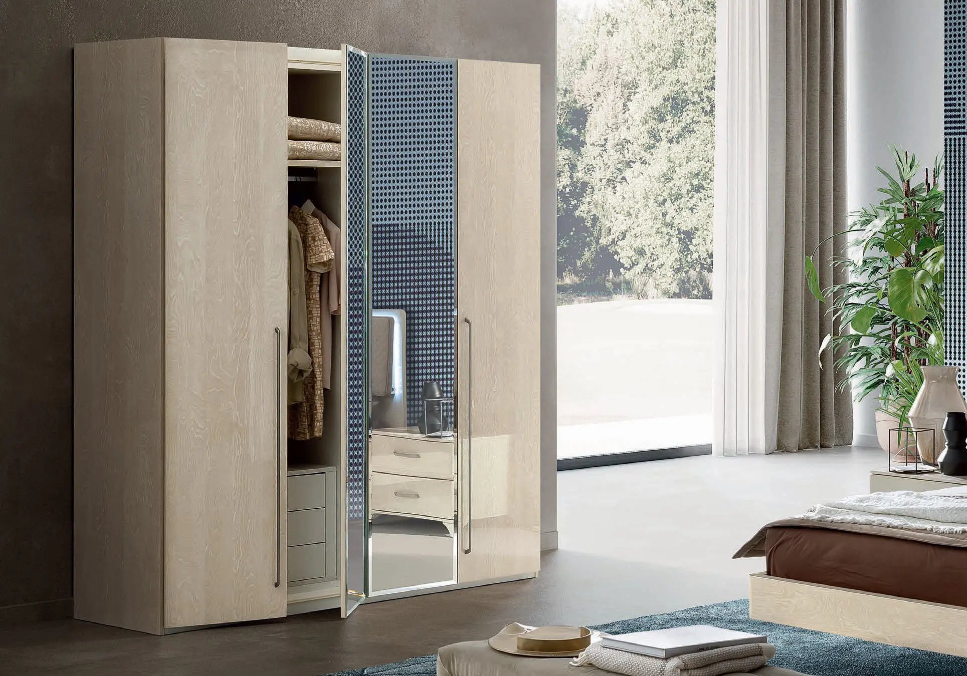 Chambre complète design sable LOLY CG Italy