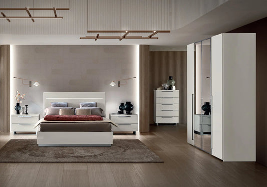 Chambre complète laquée blanc RINA CG Italy