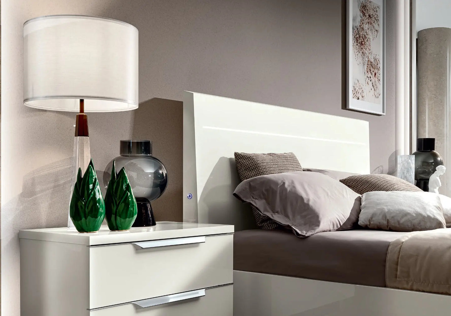 Chambre complète laquée blanc RINA CG Italy