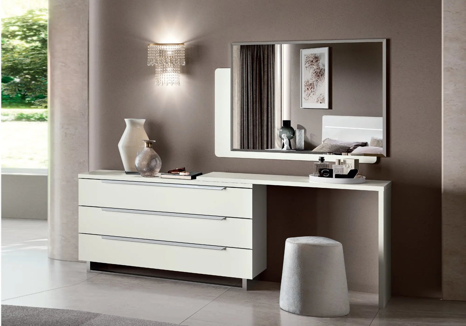 Chambre complète laquée blanc RINA CG Italy