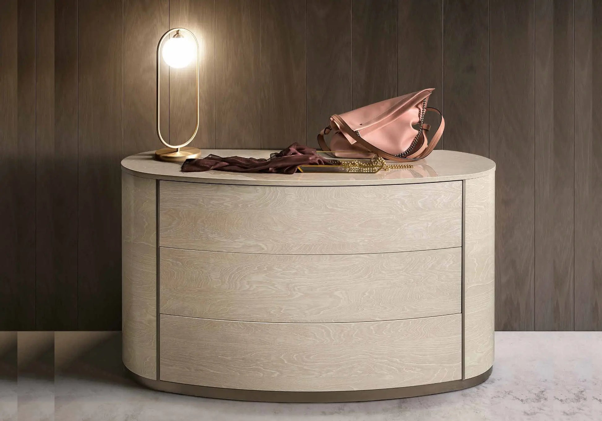 Chambre complète modern sable MIYA CG Italy