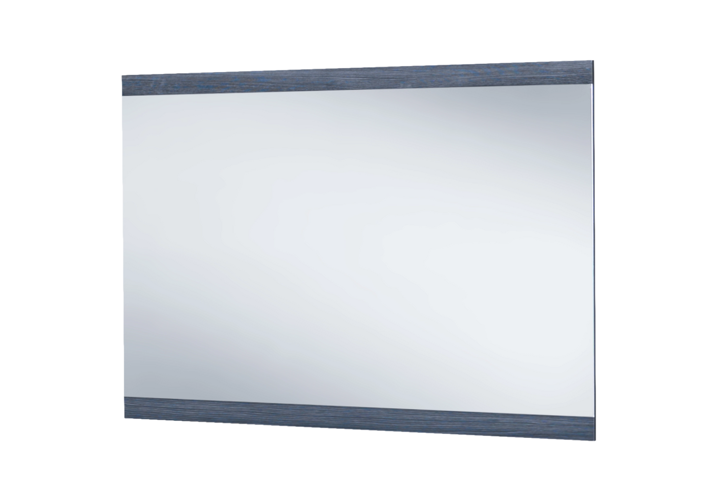 Chambre complète bois gris laqué design - ORION