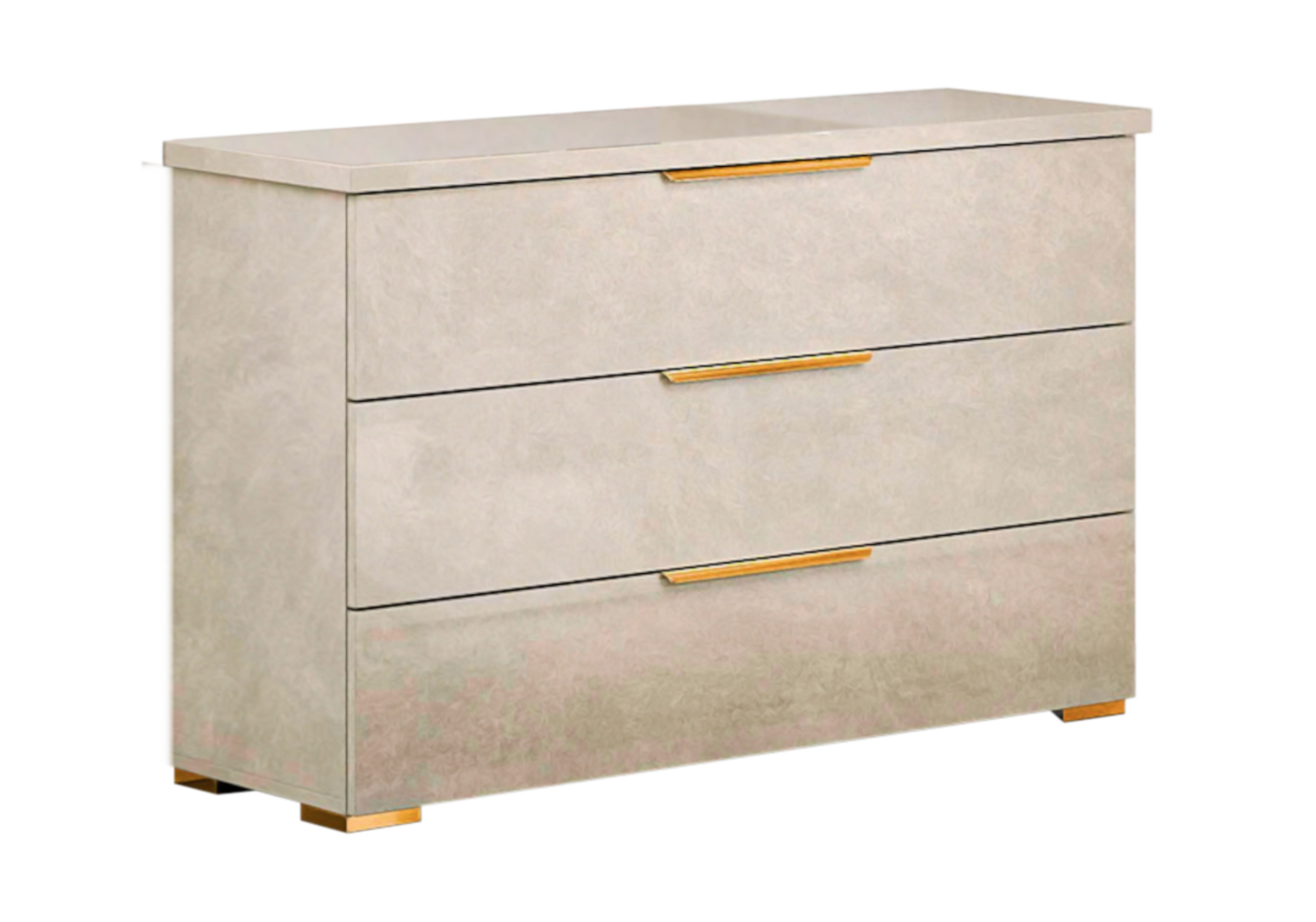 Chambre complète capitonnée marbre beige – LUNA