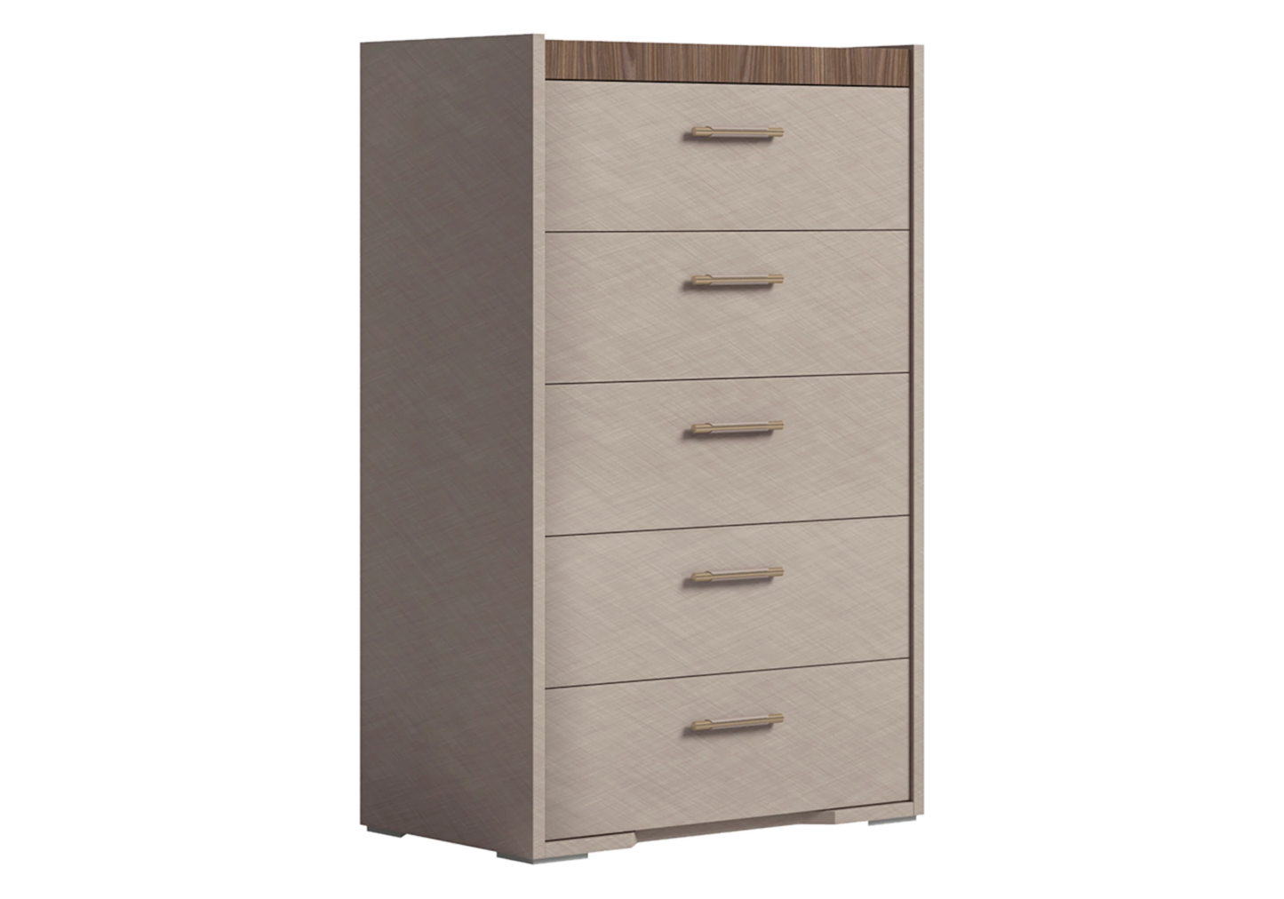 Chiffonnier Bois Corde Design 5 Tiroirs – Modèle Nora