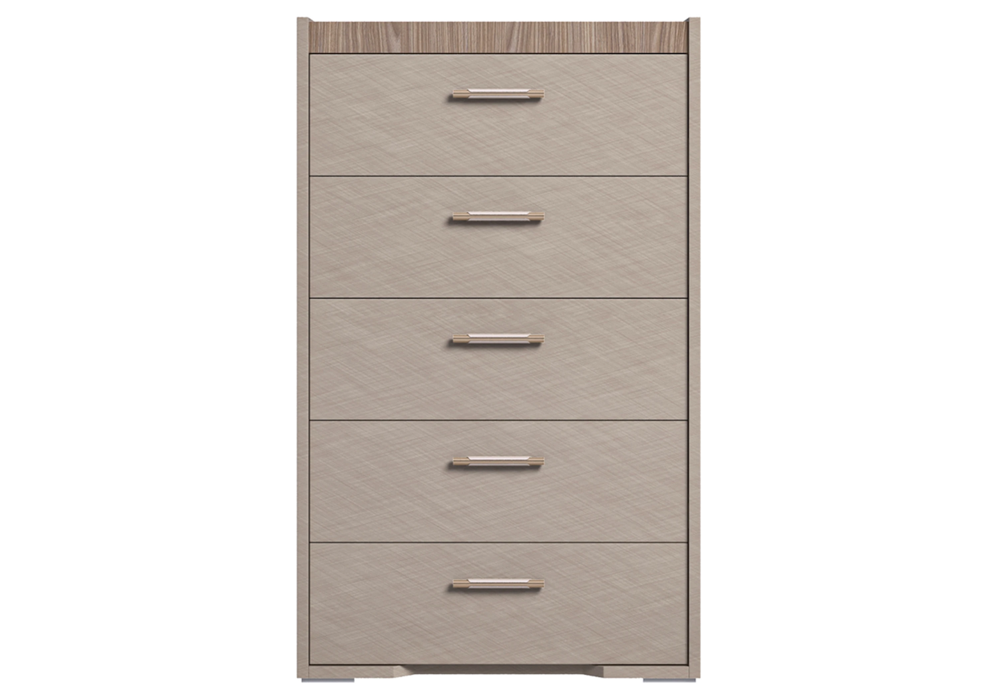 Chiffonnier Bois Corde Design 5 Tiroirs – Modèle Nora