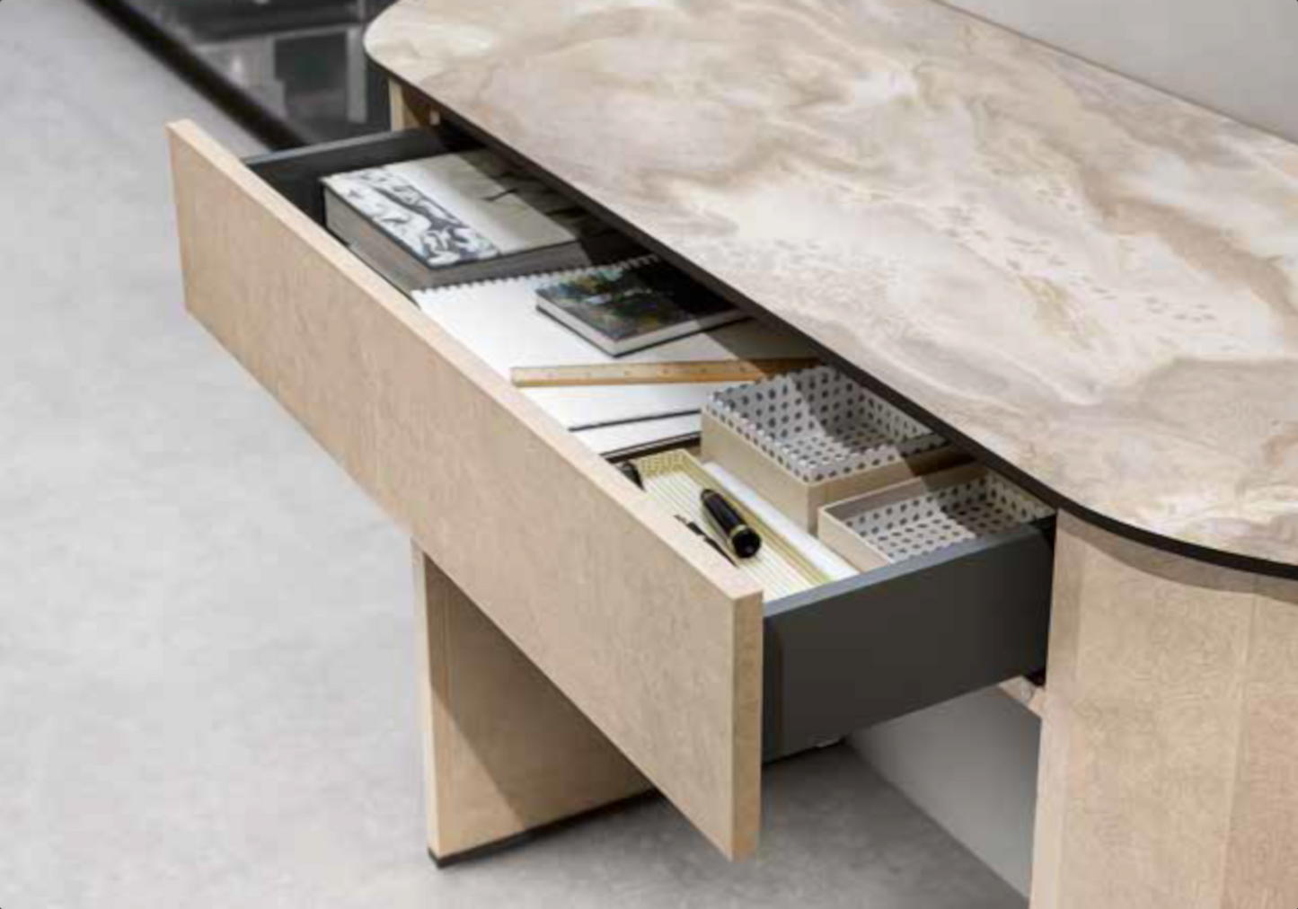 Console design italien effet pierre – Dune