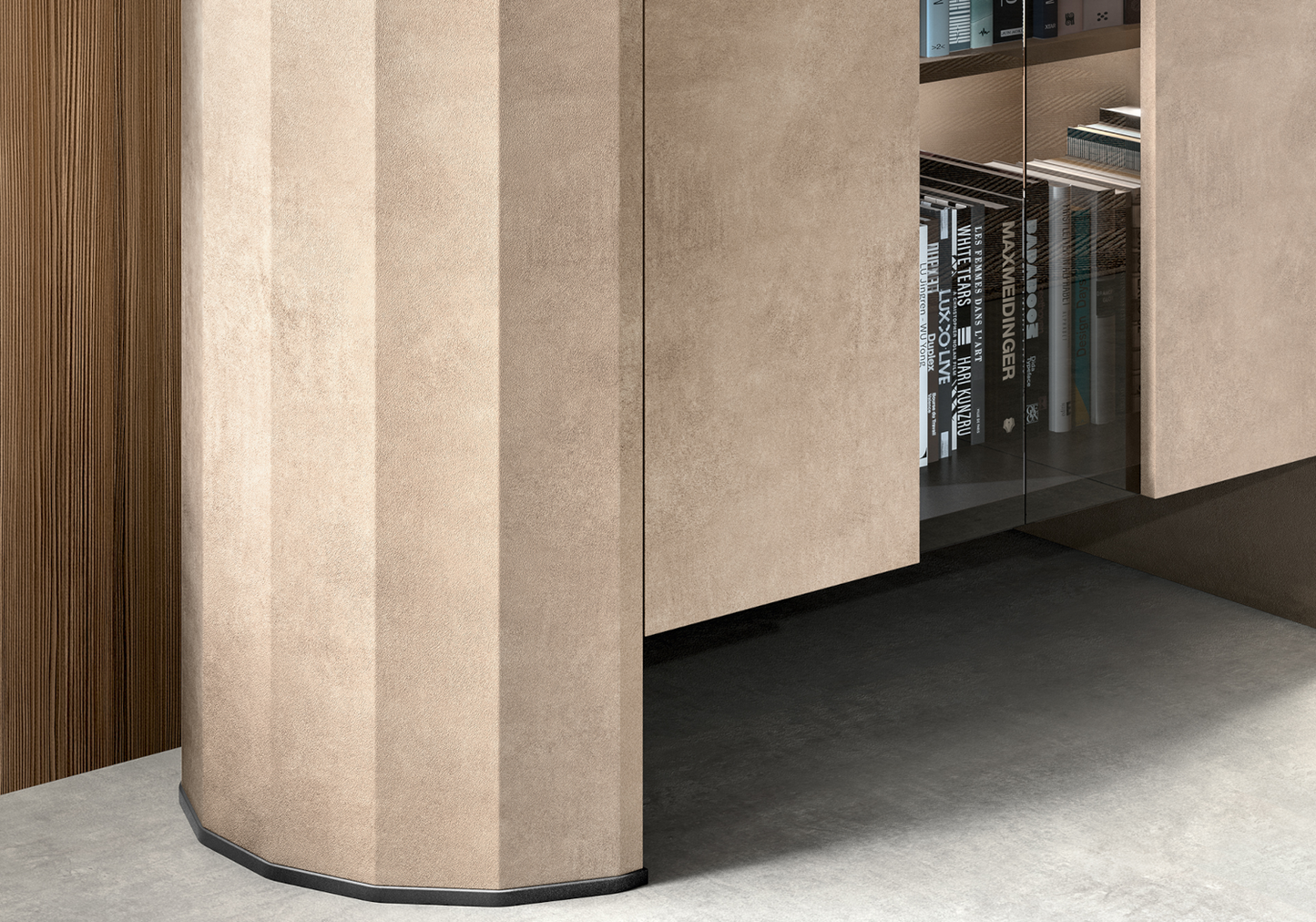 Meuble TV design italien effet pierre – Dune