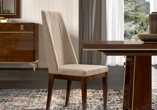 Table extensible 180–270 cm avec 4 chaises – Eva