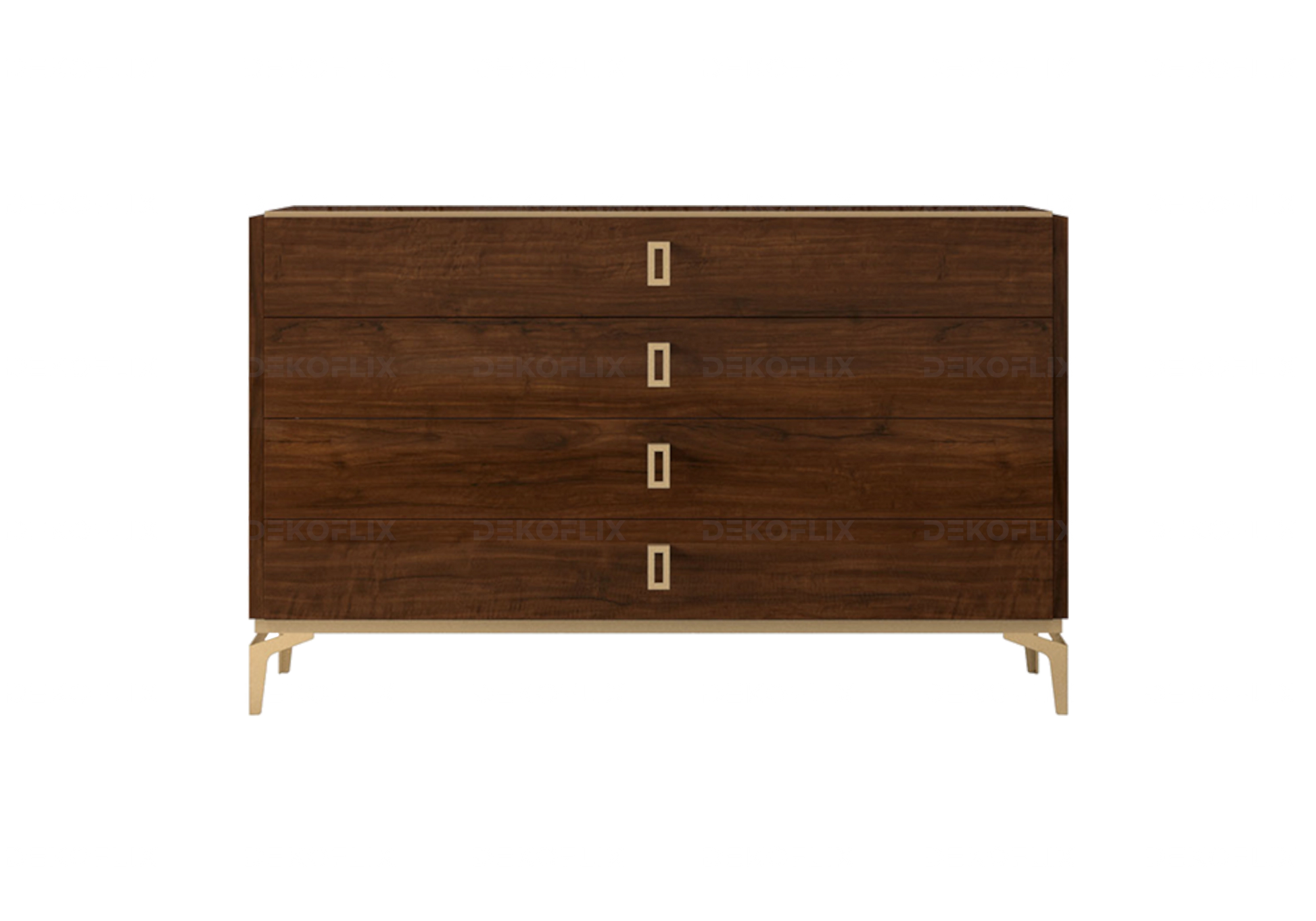 Commode Bois Noyer Élégante – Collection Eva - DEKOFLIX
