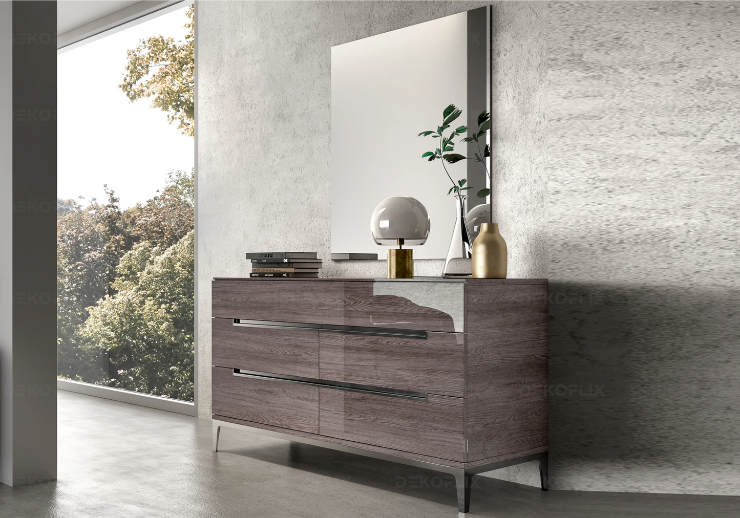 Commode Design Italien Chambre – Viola en Orme