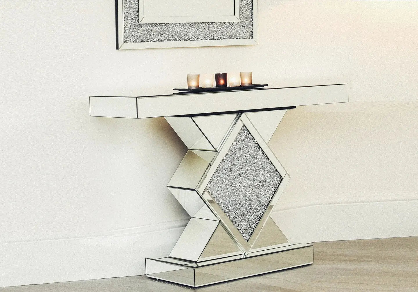 Console miroir design cristaux AVA New Design